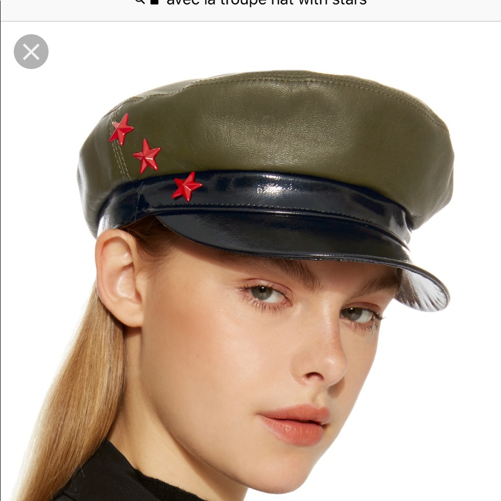 Avec La Troupe Leather Majorette Hat